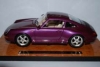 BBurago Porsche 911 Carrera Coupe 993 violett auf Holzplatte 1:18 RARIT�T