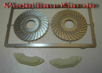 Bremsscheiben U-N gelocht + Bremssattel 20mm (1 Achsen-Satz)