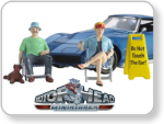 Motorhead 795 Car Show Figuren Set 1:24