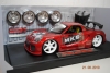 Jadatoys Toyota MR2 Spyder rot + Decals inkl. 2. Radsatz 1:18 Import Racer