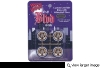 Hoppin Hydros Felgen 515 "Blvd's Gold Rims" mit Weisswandreifen gold 24mm