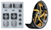 Aoshima VipCar Parts 6 mit Felgen Mega Rim Type 2 22 Zoll mm + Audio Zubeh�r