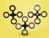 Hoppin Hydros 406 Custom Reifen 17 / 23mm 3er Set Wei�-, Gold und Rotwandreifen