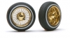 Pegasus Felgen 1111 DZs gold mit Wei�wandreifen 24mm