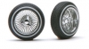 Pegasus Felgen 1113 Deep DZs chrom mit Wei�wandreifen 24mm