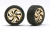 Pegasus Felgen 1220 Cyclones gold 25mm