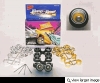 Hoppin Hydros Felgen 520 "Two-Tone Reversible Lowrider" 2 S�tze mit Weisswandreifen gold + silber 24mm