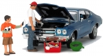 Motorhead 555 Like Father Like Son - Vater und Sohn beim �lwechsel 1:18 Figuren-Set