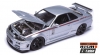 HWR Nissan Skyline GTR V-Spec II Nismo Z-Tune Version 2002 1:24 silber mit Zubeh�r