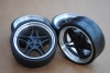 Felgen Alu AG C mit hochglanz Aluminium Tiefbett (34mm) Resine schwarz