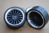 Felgen Alu AG D mit hochglanz Aluminium Tiefbett (34mm) Resine schwarz
