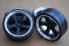 Felgen Alu AG E mit hochglanz Aluminium Tiefbett (34mm) Resine schwarz