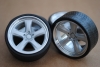 Felgen Alu AG E mit hochglanz Aluminium Tiefbett (34mm) Resine silber lackiert