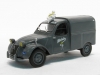 Atlas Citroen 2 CV Kastenwagen grau Michelin  1:43