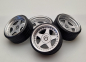 Preview: SD Felgen 19 Zoll "ALU" OZ Futura silber 34mm 1:18 Modellauto Tuning