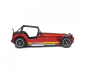 Preview: Solido 421181620 Lotus Caterham Seven rot/gelb 1:18 Modellauto