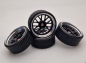 Preview: SD Felgen 19 Zoll "ALU" BBS RS-GT schwarz 34mm 1:18 Modelcar Tuning