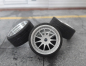 Preview: SD Felgen 18 Zoll "ALU" BBS Hartge silver 32mm 1:18 Modelcar Tuning