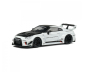 Preview: Solido 421437130 Nissan GTR35 GT-R (R35) LibertyWalk LWBK weiss-schwarz 1:43 Modellauto