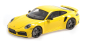 Preview: Minichamps PORSCHE 911 992 Turbo S Coupe 2021 Sport Design yellow 1:18 Modelcar limited 1/504
