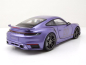 Preview: Minichamps PORSCHE 911 992 Turbo S Coupe 2021 Sport Design violett 1:18 Modellauto limitiert 1/504
