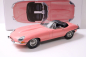 Preview: NOREV 122721 Jaguar E-Type Cabriolet 1962 pink 1:12 Modellauto limited 1/300