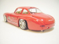 Preview: BBurago Mercedes-Benz 300 SL 1954 rot + 02-3 (umgebautes Modell) 1:18