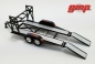 Preview: GMP Tandem Trailer mit Reifenregal 1:43 Chevrolet 14311 Auototransport Anhänger