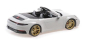 Preview: Minichamps PORSCHE 911 992 Carrera 4S Cabriolet 2019 Kreide grau 1:18 Modellauto