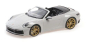 Preview: Minichamps PORSCHE 911 992 Carrera 4S Cabriolet 2019 Kreide grau 1:18 Modellauto