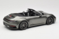 Preview: Minichamps PORSCHE 911 992 Carrera 4S Cabrio 2019 grau-grün metallic 1:18 Modellauto