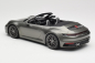 Preview: Minichamps PORSCHE 911 992 Carrera 4S Cabrio 2019 grau-grün metallic 1:18 Modellauto