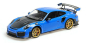 Preview: Minichamps 155068302 PORSCHE 911 991.2 GT2 RS 2018 BLAU / GOLDEN WHEELS 1:18 Modellauto