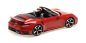 Preview: Minichamps Porsche 911 992 Turbo S Cabrio 2020 rot 1:18 Modelcar