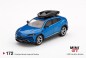 Preview: Mini GT Lamborghini Urus Blau Eleos mit Dachbox LHD 1:64 limited MGT00172