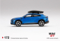 Preview: Mini GT Lamborghini Urus Blau Eleos mit Dachbox LHD 1:64 limited MGT00172