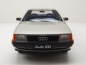 Preview: Triple9 1800352 Audi 100 2.3E C3 Typ 44 1989 silver metallic 1:18 modelcar