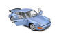 Preview: Porsche 911 964 Turbo horizontalisches blau 1990 1:18 Solido 421186335 Modellauto