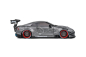 Preview: Nissan GT-R R35 Liberty Walk 2020 grau 1:18 Modellauto Solido 421186361