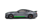 Preview: FORD GT500 Mustang grau mit neon grünen Streifen 1:18 Solido 421186170 Modellauto