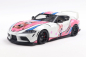 Preview: Toyota GR Supra Solido Works Itasha 2024 white/rosa 1:18 Modelcar Solido 421186453