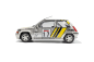 Preview: Renault 5 GT TURBO MK2 Tour de Corse 1989 silber 1:18 Modellauto Solido 421186536