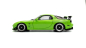 Preview: Mazda RX7 FD3RS works neon grün 1:18 Solido Modellauto 421186568