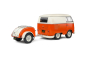 Preview: VW Volkswagen Kool Kombi orange weiß mit Anhänger 1:18 Solido Modellauto 421186412