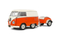 Preview: VW Volkswagen Kool Kombi orange weiß mit Anhänger 1:18 Solido Modellauto 421186412