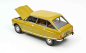 Preview: Norev 181670 Citroën Ami 8 Club 1969 Bouton d'Or Yellow 1:18 Modellauto