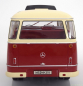 Preview: Norev 183410 Mercedes-Benz O319 Bus 1957 rot + beige 1:18 limitiert 1/2000 Modellauto