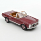 Preview: Norev 183766 Mercedes 230SL 1963 dunkel rot W113 20 SL 1:18 Pagode Modellauto