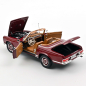 Preview: Norev 183766 Mercedes 230SL 1963 dunkel rot W113 20 SL 1:18 Pagode Modellauto