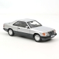 Preview: Norev 183880 Mercedes-Benz 300 CE-24 Coupé 1990 C124 Silber 1:18 Modellauto